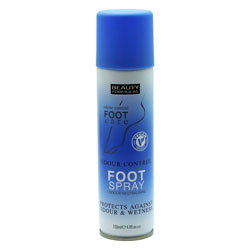 BEAUTY FORMULAS FOOT SPRAY ODOUR CONTROL