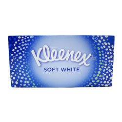 KLEENEX TISSUES SOFT WHITE 2PLY BOX