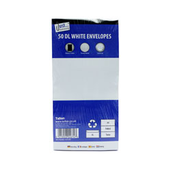 ENVELOPES DL WHITE PEEL & SEAL