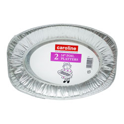 CAROLINE FOIL PLATTERS SMALL 14" N1070
