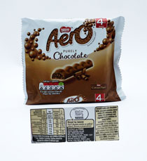 NESTLE AERO BUBBLE BAR MILK 4PK