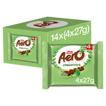 NESTLE AERO BUBBLE BAR PEPPERMINT 4PK