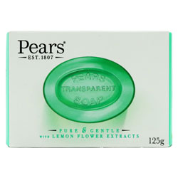 PEARS SOAP TRANSPARENT BAR GREEN