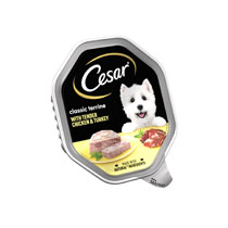 CESAR DOG TRAY CHICKEN & TURKEY