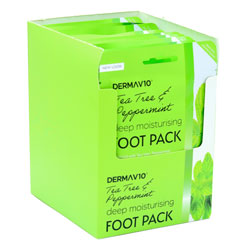 DERMA V10 TEA TREE FOOT PACK