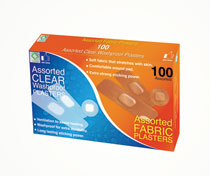 A&E PLASTERS CLEAR WASH PROOF & FABRIC