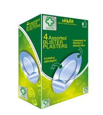 A&E BLISTER PLASTERS (2XHEEL/2XTOE)