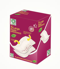 A&E LARGE PLASTER DRESSINGS