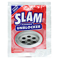 KILROCK SLAM PLUGHOLE UNBLOCKER KITCHEN