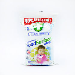 GREENSHIELD WIPE ANTIBAC FOOD SURFACE