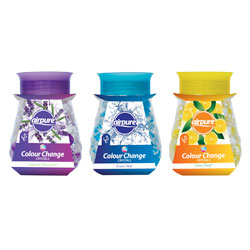 AIRPURE LED COLOUR CHANGE GEL CRYSTALS ASSTD