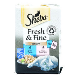 SHEBA FRESH & FINE FISH GRAVY CAT