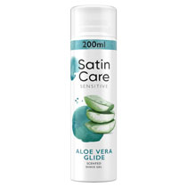 SATIN CARE SHAVE GEL ALOE VERA SENSITIVE