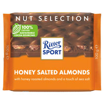 RITTER SPORT HONEY SALT ALMONDS