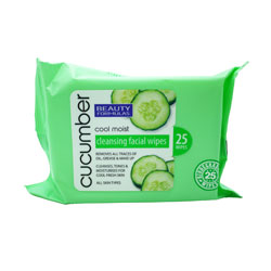 BEAUTY FORMULAS FACIAL WIPES BIO CUCUMBER