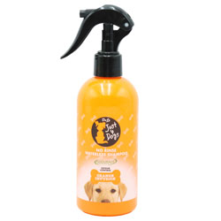 JUST 4 DOGS NO RINSE WATERLESS SHAMPOO ORANGE