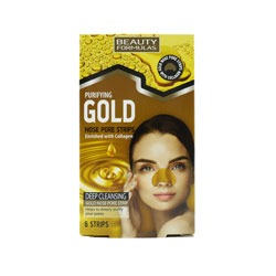 BEAUTY FORMULAS GOLD NOSE PORE STRIPS