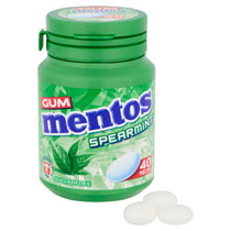MENTOS SPEARMINT GUM