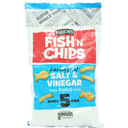 BURTONS DAILY FISH & CHIPS 5PK