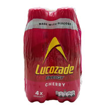 LUCOZADE ENERGY CHERRY 4PK