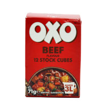 OXO BEEF STOCK CUBES 71G