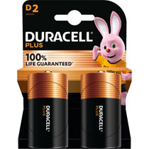 DURACELL PLUS POWER 100% D