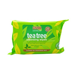 BEAUTY FORMULAS WIPES BIO TEA TREE CLEANSING