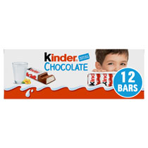 KINDER CHOCOLATE BARS 12 PK