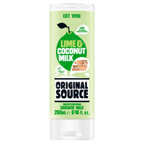 ORIGINAL SOURCE SHOWER MILK LIME & COCONUT