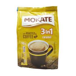 MOKATE BAG COFFEE CARAMEL 3 IN 1 SACHET