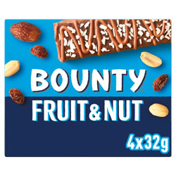 BOUNTY FRUIT AND NUT 4PACK