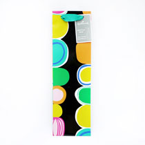 GIFT BAG BOTTLE CIRCULAR PATTERN