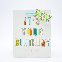 TESCO GIFT BAG MED ITS YOUR BIRTHDAY