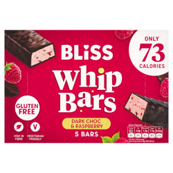 BLISS WHIP BAR 5PK DARK CHOC & RASPB