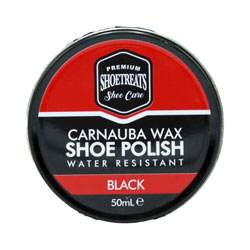 SHOE TREATS SHOE POLISH TIN BLACK