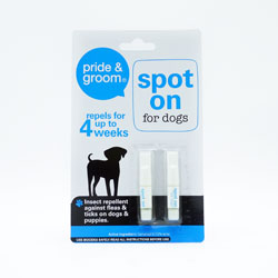 PRIDE & GROOM FOR DOGS SPOT ON