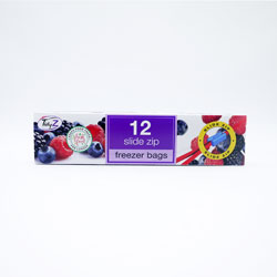 TIDYZ FREEZER BAGS SLIDE ZIP BO373
