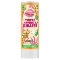 CUSSONS CREATIONS SHOWER GEL HAVING A GIRAFFE