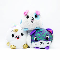 ANIMAL PLUSH BALL ASST