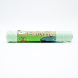 TIDYZ FOOD WASTE BAGS COMPOSTABLE 10 LTR B0604