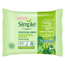 SIMPLE CLEANSING FACIAL WIPES BIODEGRADABLE