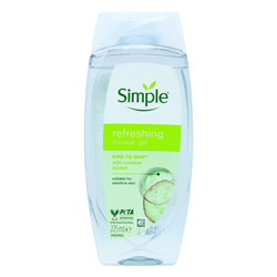 SIMPLE SHOWER GEL REFRESHING