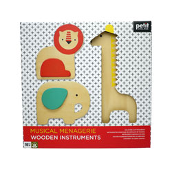 MUSICAL MENAGERIE WOODEN INSTRUMENTS