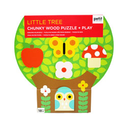 LITTLE TREE CHUNKY WOOD PUZZLE & PLAY