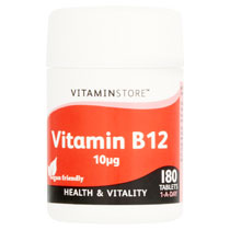 VITAMIN STORE VITAMIN B12 10UG TABLETS