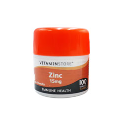VITAMIN STORE ZINC 15MG TABLETS