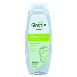 SIMPLE SHOWER GEL REFRESHING