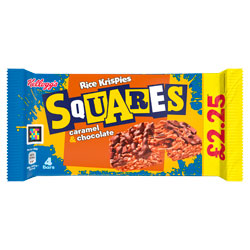 RICE KRISPIES SQUARE CARAMEL& CHOC