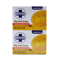 CURALENE SOAP GLYCERINE NAT HONEY & OIL TWIN
