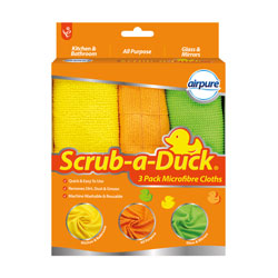 AIRPURE SCRUB A DUCK MICROFIBRE CLOTHS